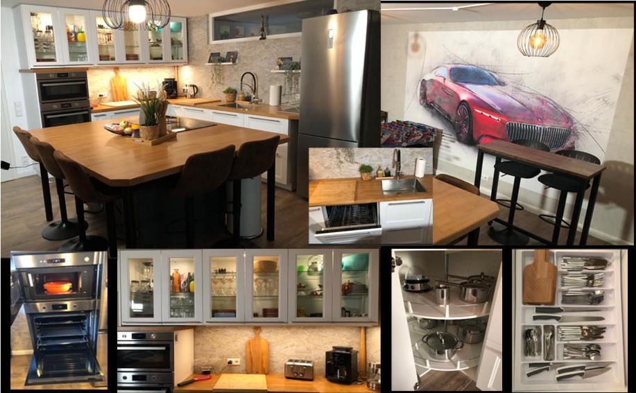 Stylisches Maybach Appartement Mit Terrasse Fuer 5 Personen, 5 Betten, Grosse Kochinsel, Homeoffice Mit 250Mbit Wlan Aidlingen Luaran gambar