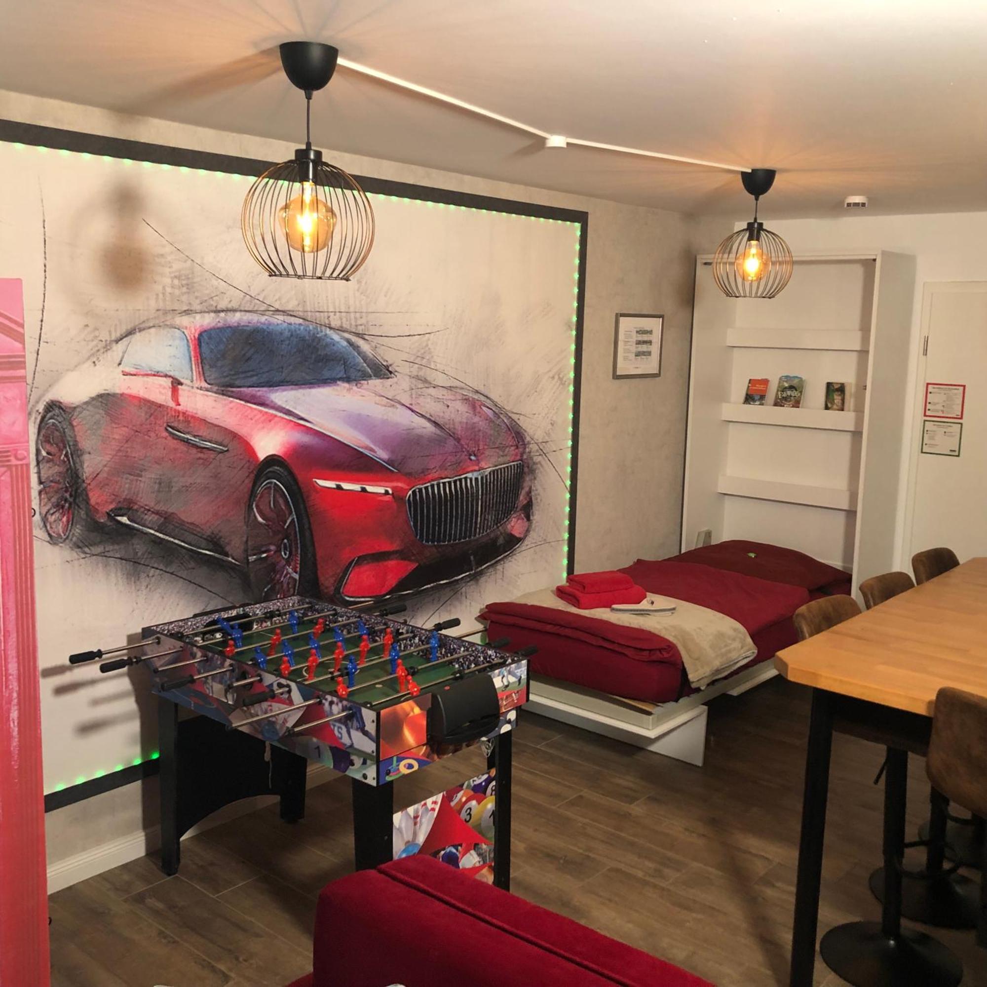Stylisches Maybach Appartement Mit Terrasse Fuer 5 Personen, 5 Betten, Grosse Kochinsel, Homeoffice Mit 250Mbit Wlan Aidlingen Luaran gambar